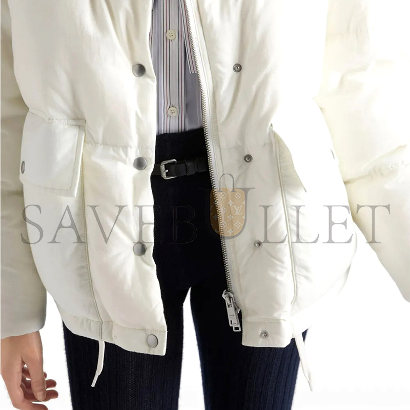 PRADA MEDIUM-WEIGHT HOODED SOFT FABRIC DOWN JACKET 292290